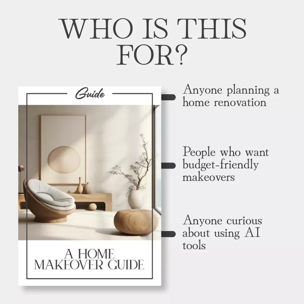 A Home Makeover Guide | How to Plan Home Renovation Like a Pro | Digital Download Home Renovation Planner, DIY Design eBook, Step-by-Step Remodeling Guide