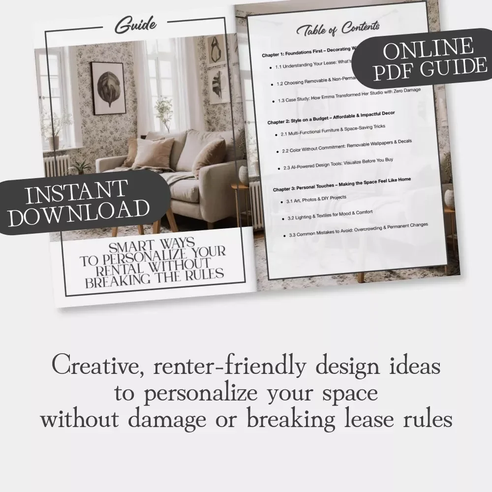 Smart Ways to Personalize Your Rental Without Breaking the Rules | Best Way to Decorate a Rental Apartment | Digital Home Styling Guide for Renters