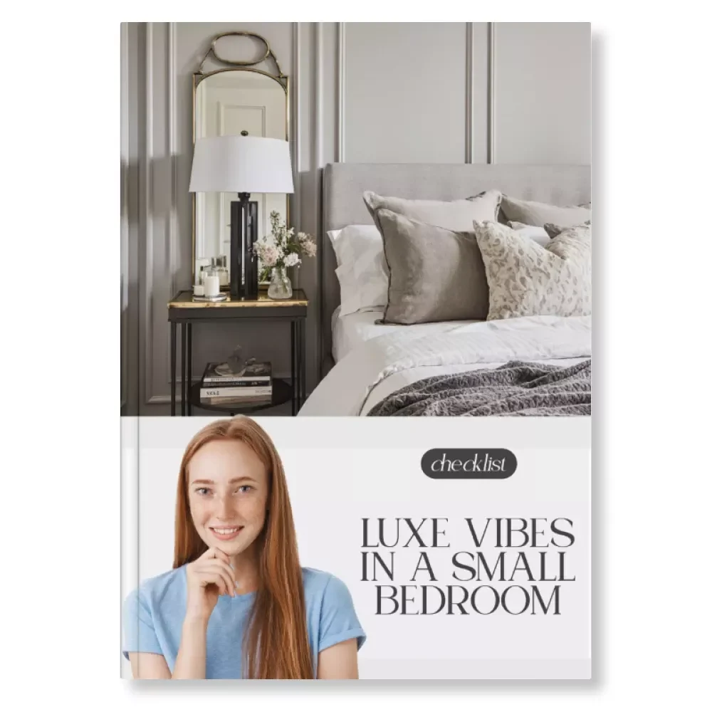 Luxe Vibes in a Small Bedroom – Printable Checklist | How to Make a Small Bedroom Feel Luxurious | Minimalist Home Styling Guide