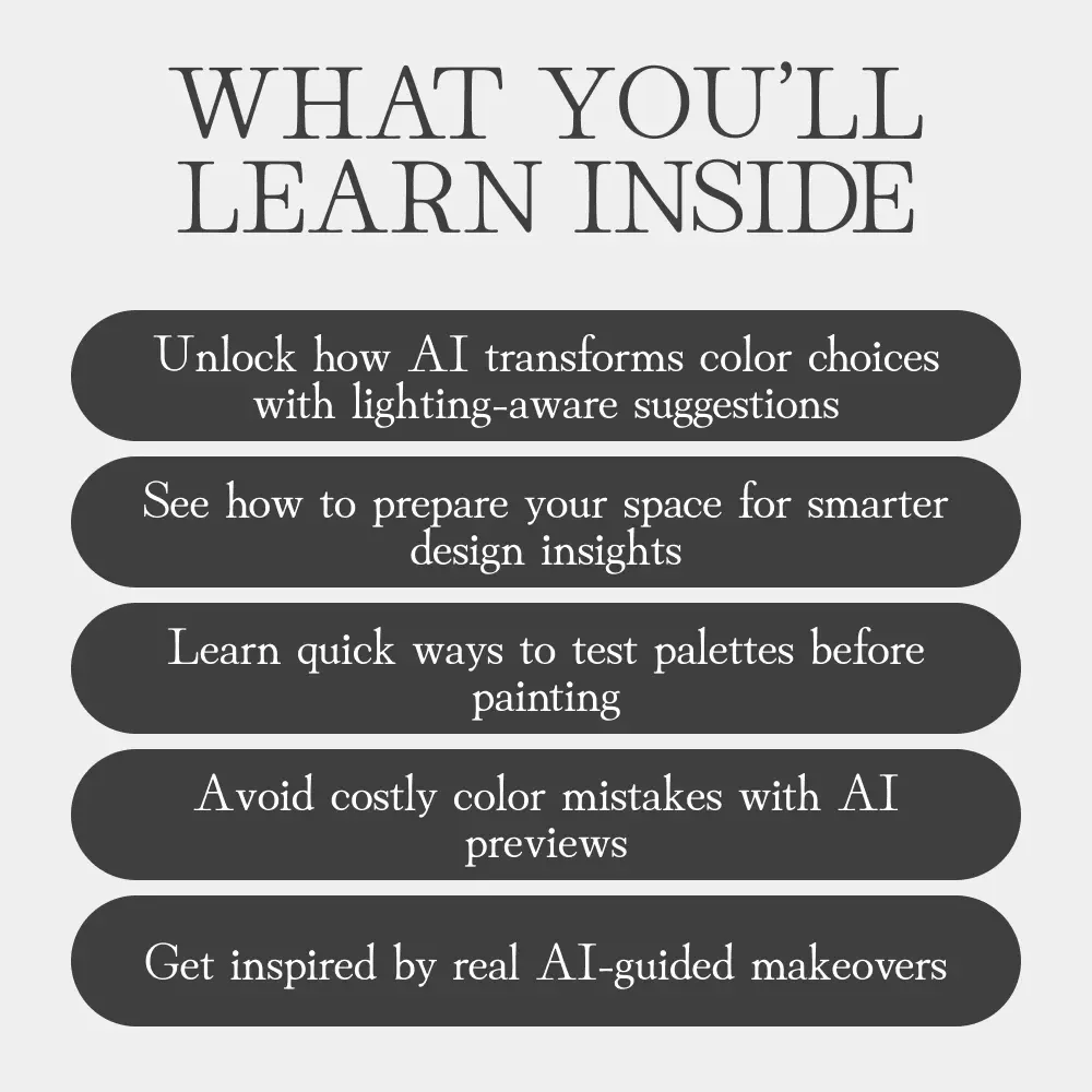 AI Color Guide for Home Walls | Digital Download | How to Use AI to Choose Wall Colors | Smart Interior Design eBook for Modern Homes