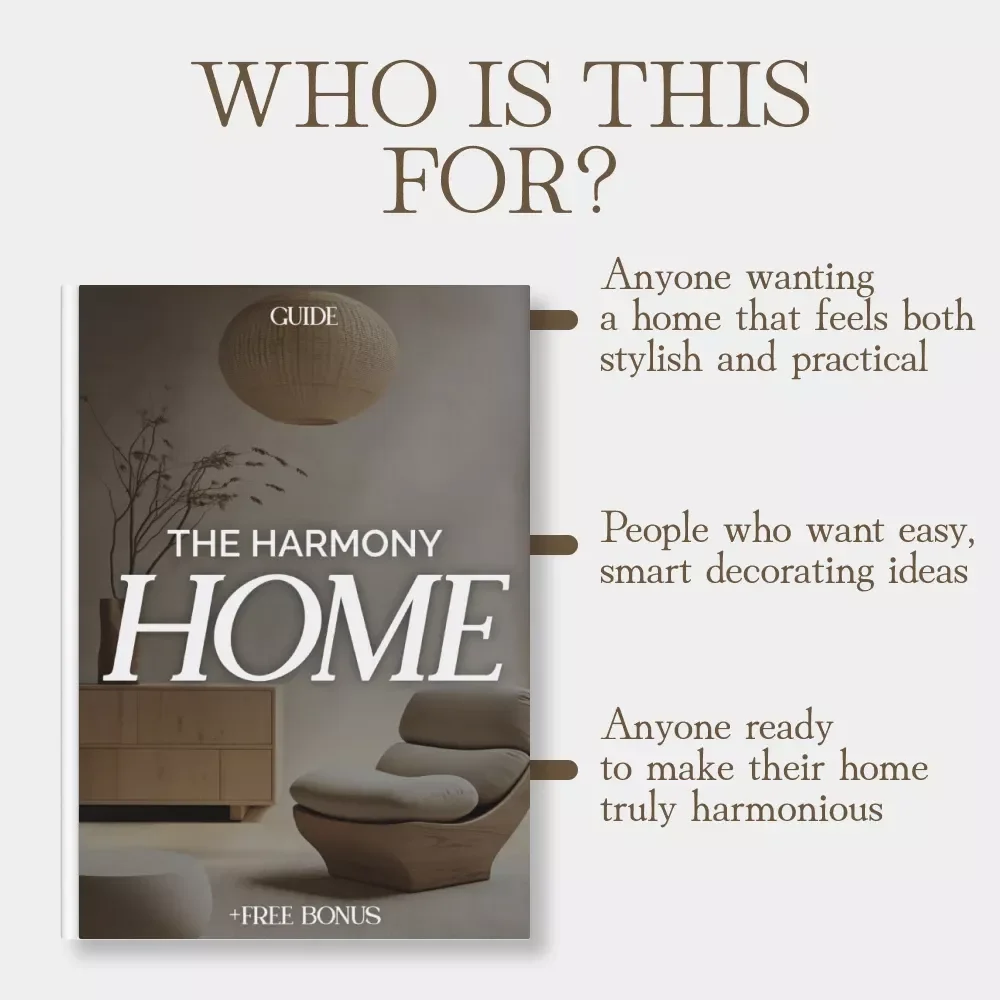 The Harmony Home Guide | Digital Download | Best Way to Combine Function and Beauty in Decor | Modern Home Styling & Design Balance eBook