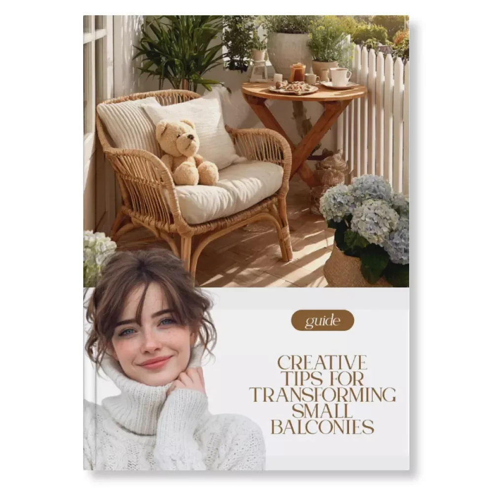 Creative Tips for Transforming Small Balconies | Modern Balcony Decor Guide | Home Styling eBook with Expert Tips for Decorating Small Balconies, Cozy Urban Spaces & Green Corners