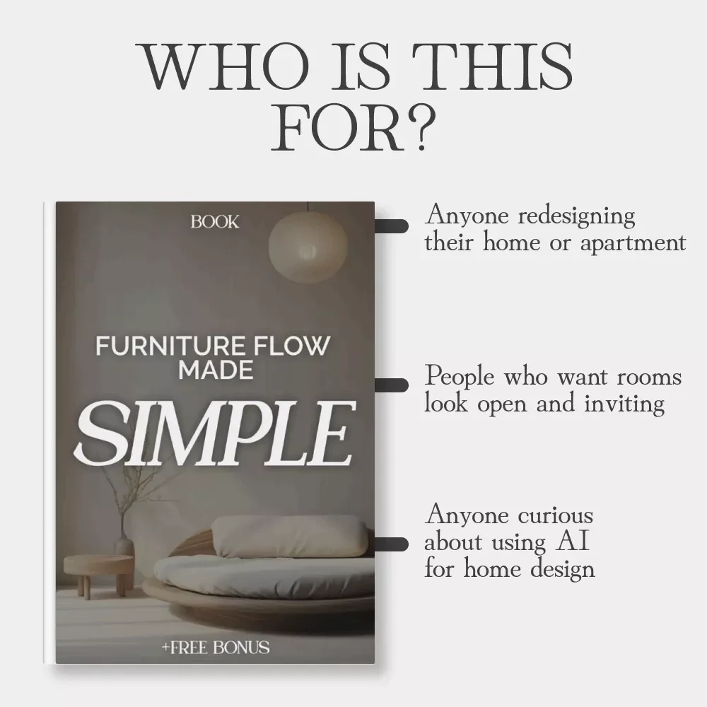 Furniture Flow Made Simple | Home Design eBook | Easy Tips for Rearranging Furniture for Flow | Digital Download Guide for Creating Better Room Layouts