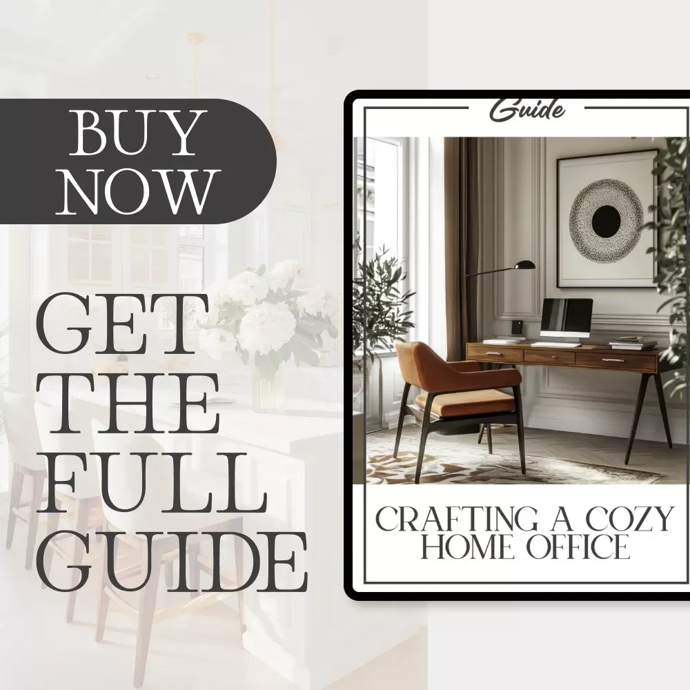 Crafting a Cozy Home Office | How to Design a Cozy Home Office | Digital Guide for Comfortable & Inspiring Workspace Design