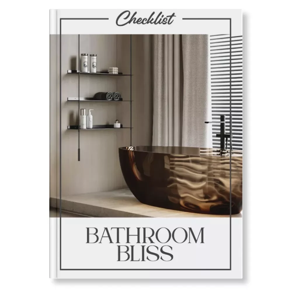 Bathroom Bliss – Printable Bathroom Organization Checklist | Digital Download Guide on How to Keep Bathroom Clutter Free | Minimalist Home Decluttering Tool