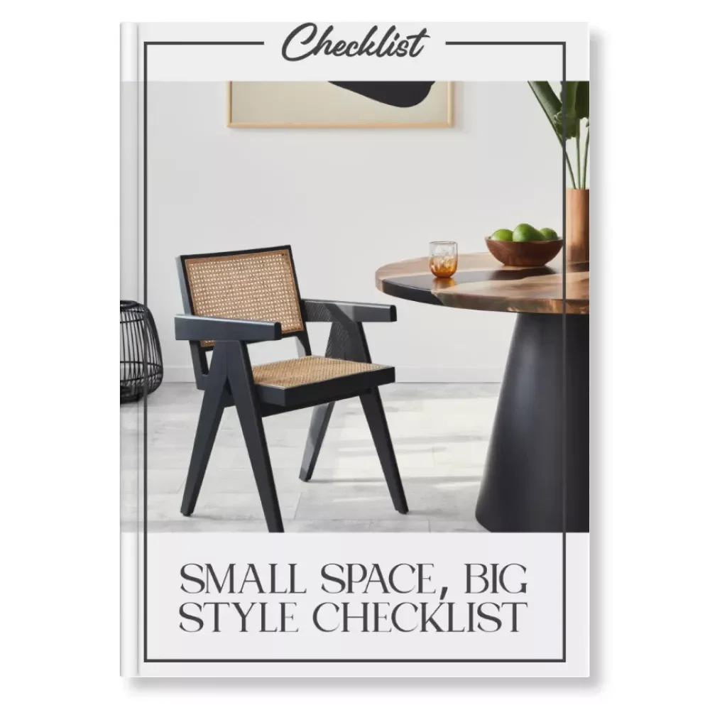 Small Space, Big Style Checklist | Minimalist Home Decor Guide | Small Apartment Organization Tips | Space Saving Furniture Ideas | Modern Interior Styling eBook | Home Design Digital Download
