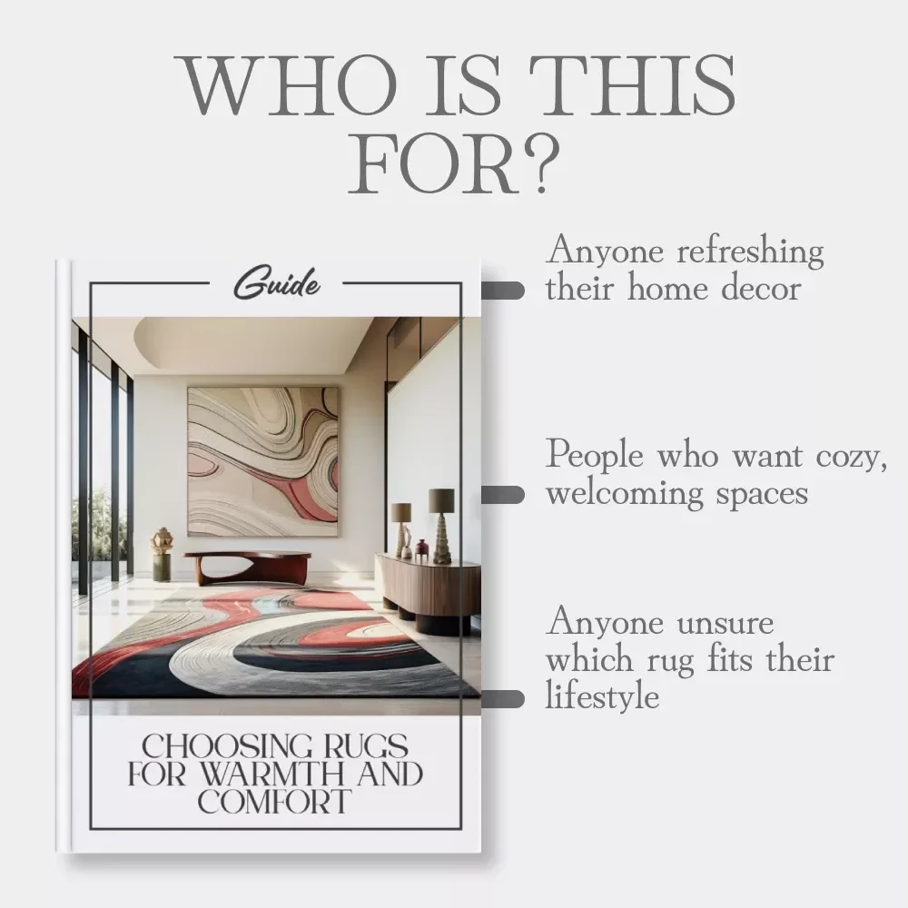 Choosing Rugs for Warmth and Comfort | Cozy Home Decor Guide | Digital Download | How to Choose Rugs for Warmth and Comfort | Rug Buying Tips for Every Room