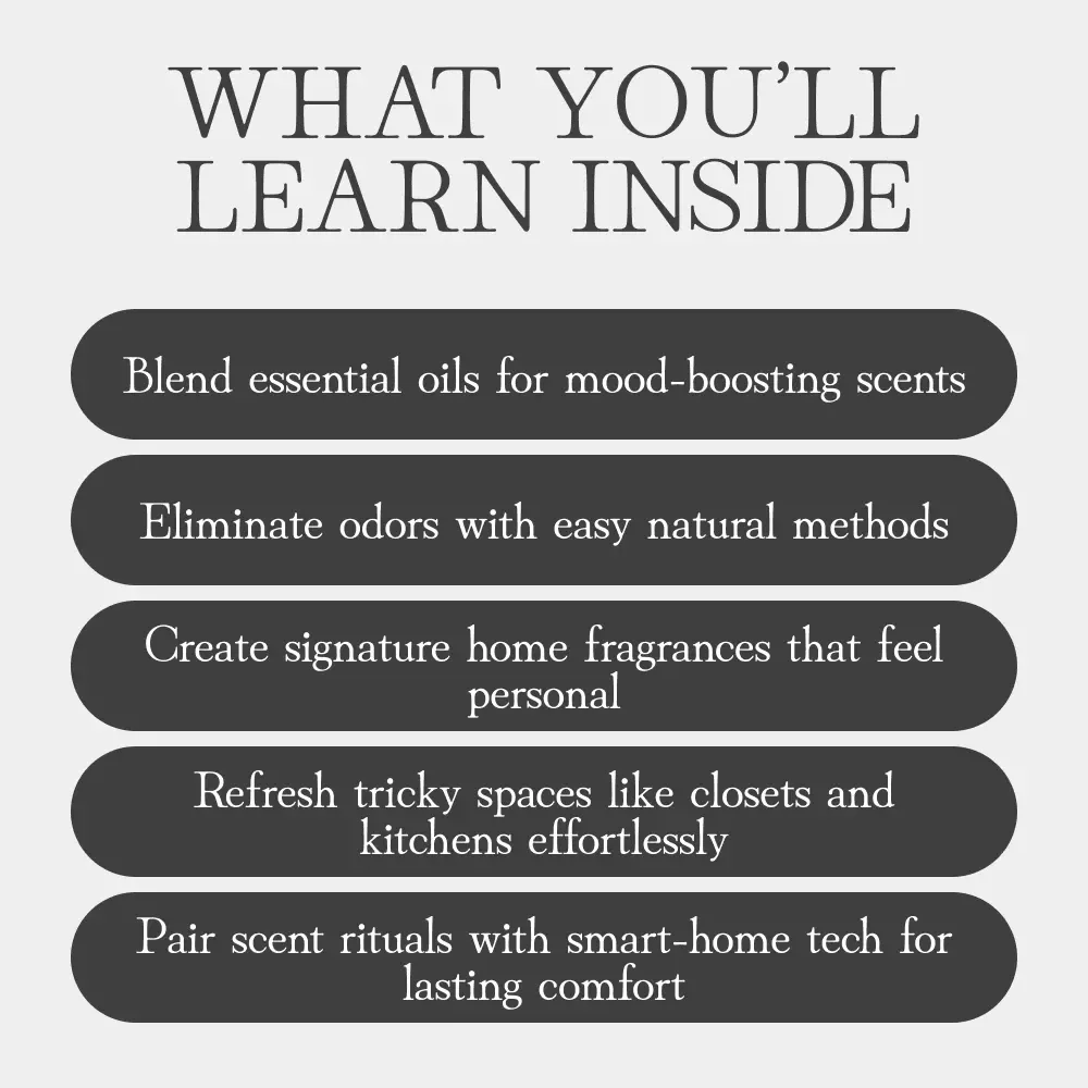 Fresh & Cozy: Natural Home Fragrance | DIY Home Scent Guide | Learn how to make your home smell good naturally | Eco-Friendly eBook for Every Room