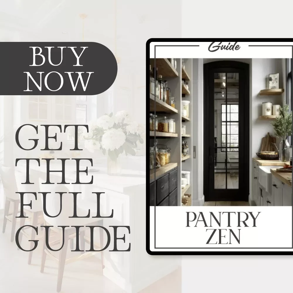Pantry Zen | Digital Guide on How to Organize Your Pantry Easily | Decluttering, Smart Storage & AI Planning eBook for Effortless Kitchen Organization