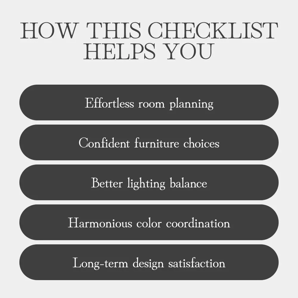 Keep Your Home Design Mistake-Free – Printable Home Design Checklist | How to Avoid Home Design Mistakes | Interior Design Planning Guide