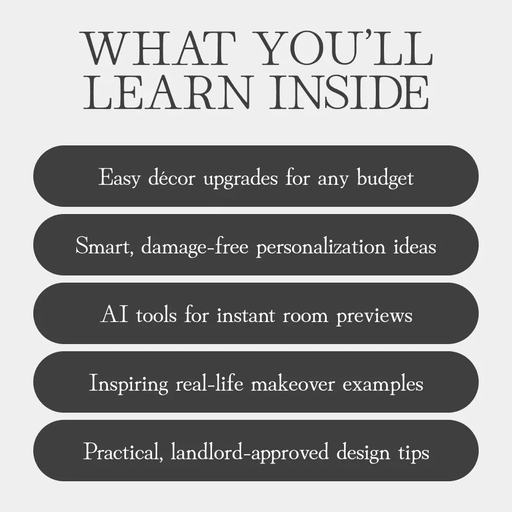Smart Ways to Personalize Your Rental Without Breaking the Rules | Best Way to Decorate a Rental Apartment | Digital Home Styling Guide for Renters