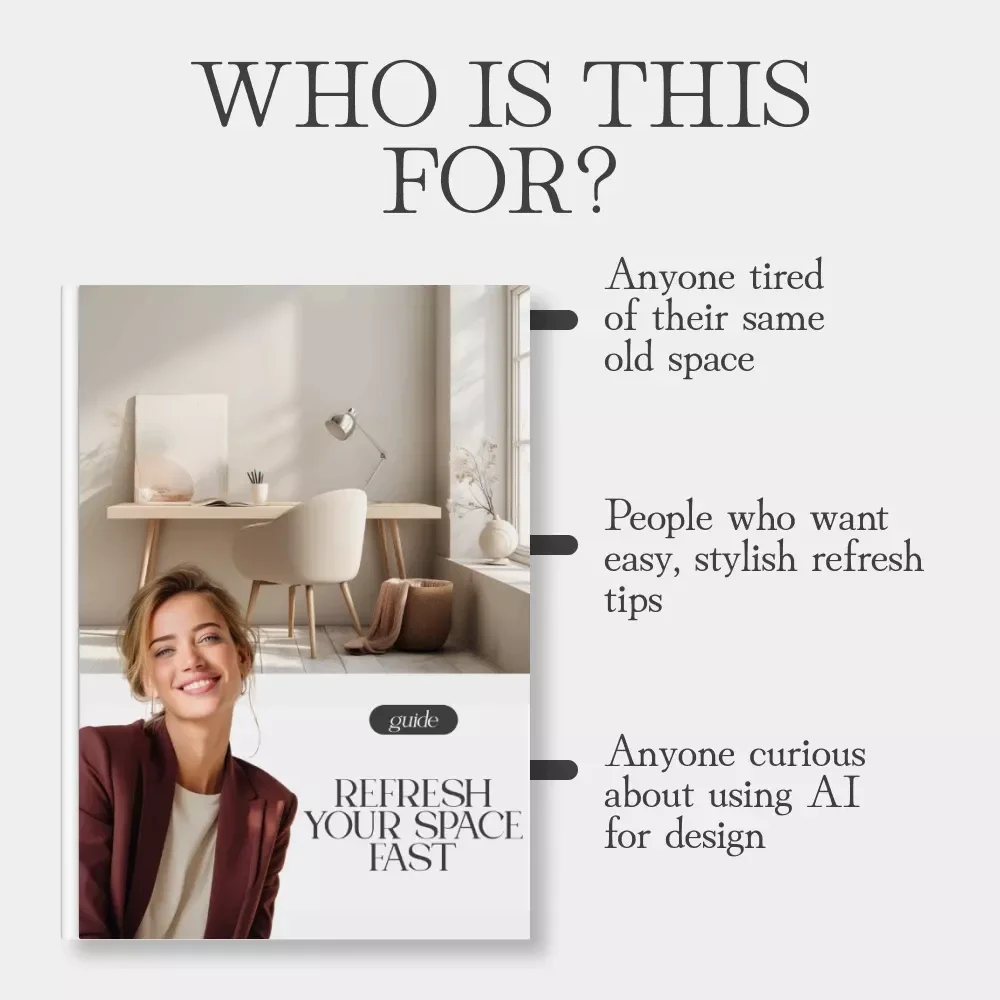 Refresh Your Space Fast | Home Decor Guide for Instant Makeovers | Digital Download for What to Do When Your Decor Feels Boring