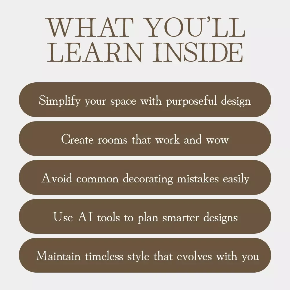 The Harmony Home Guide | Digital Download | Best Way to Combine Function and Beauty in Decor | Modern Home Styling & Design Balance eBook