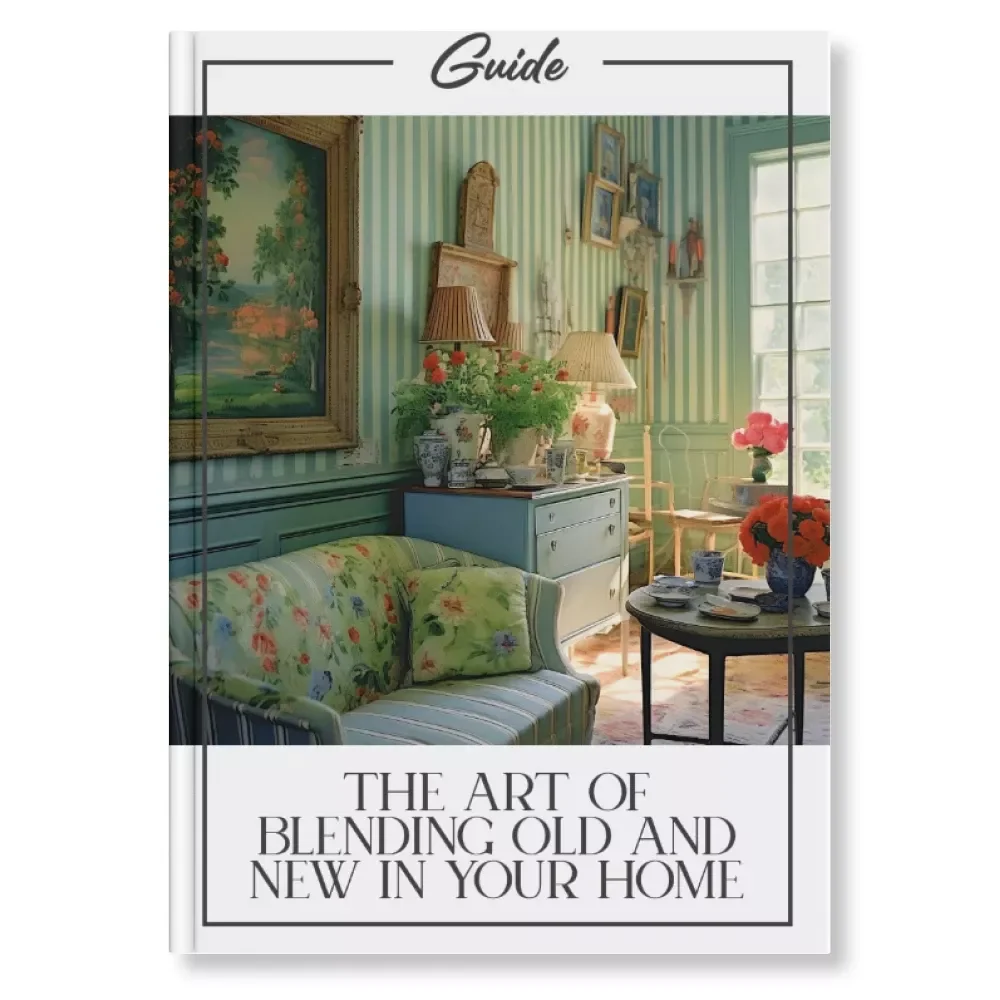 The Art of Blending Old and New in Your Home | Interior Design Guide | Digital Download for How to Mix Old and New Pieces with Style