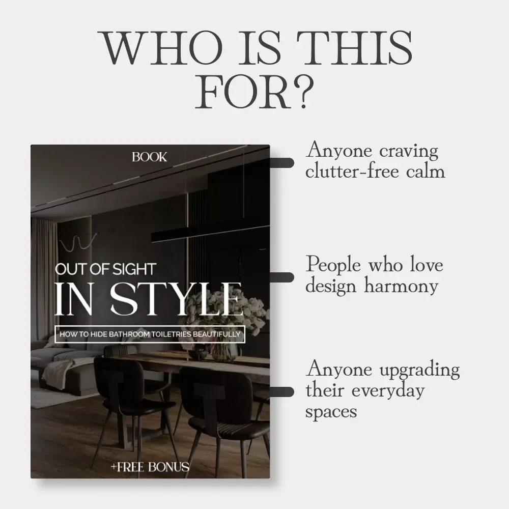 Out of Sight, In Style – How to Hide Bathroom Toiletries | Modern Home Decor eBook for Clutter-Free Bathrooms | Digital Download Guide for Smart Storage & Aesthetic Design