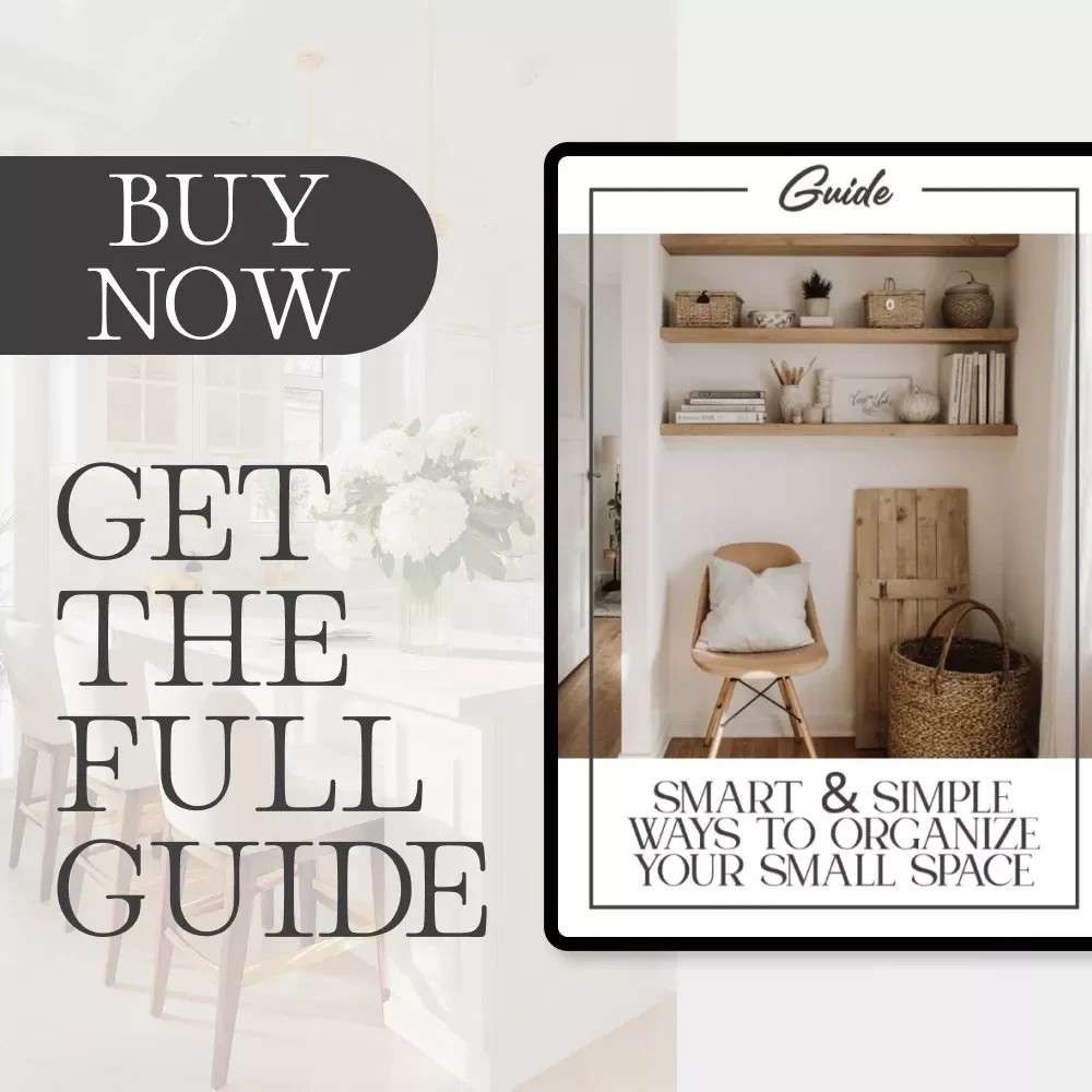 Smart & Simple Ways to Organize Your Small Space | Digital Guide for How to Organise a Small Pantry Efficiently | Small Pantry Organization Ideas & Storage Solutions