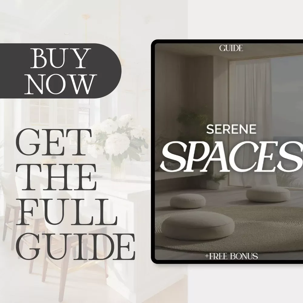 Serene Spaces | Digital Guide on How to Make Your Living Room More Relaxing | Cozy Atmosphere, Furniture Layout, Sensory Tricks & AI-Powered Design Ideas