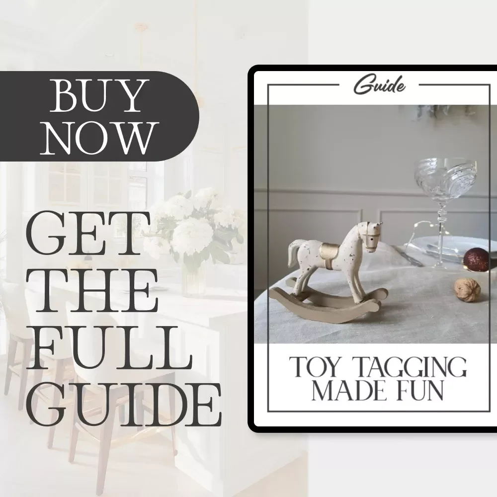 Toy Tagging Made Fun | Printable Guide for Parents | How to Label Kids’ Toys for Cleanup | Easy Organization Ideas for Playrooms and Bedrooms | Digital Download eBook
