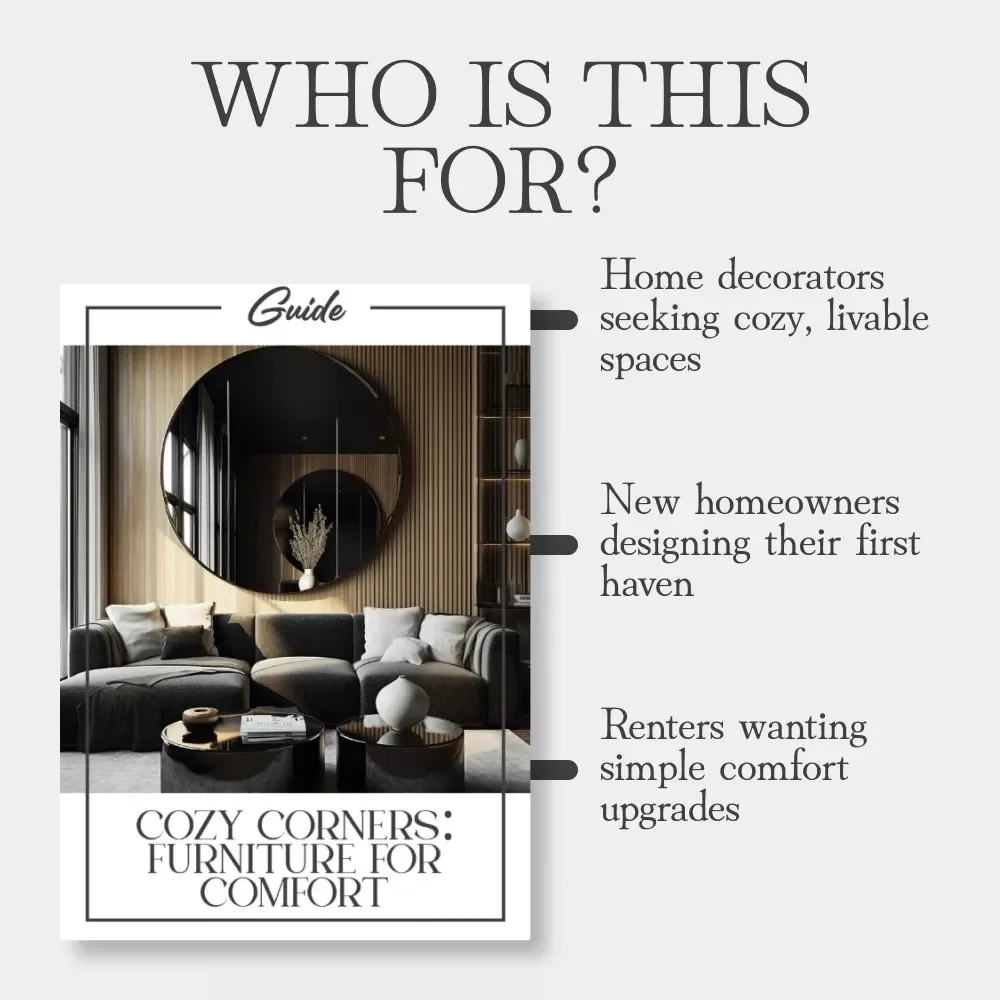 Cozy Corners: Furniture for Comfort | Digital Guide to the Best Way to Arrange Furniture for Comfort, Create Relaxing Spaces & Use AI Design Tools for Home Layouts