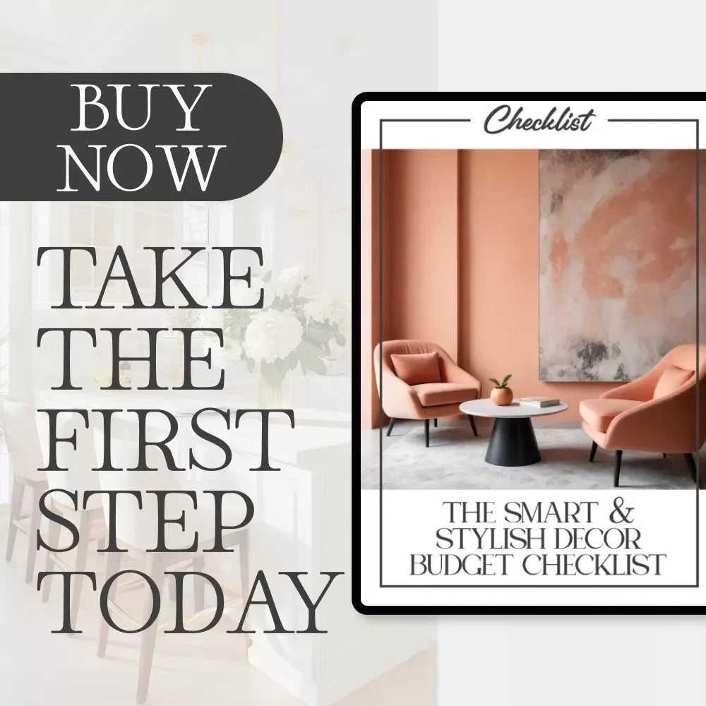 The Smart & Stylish Decor Budget Checklist | Printable Home Budget Planner | Digital Guide for How to Plan a Realistic Decor Budget