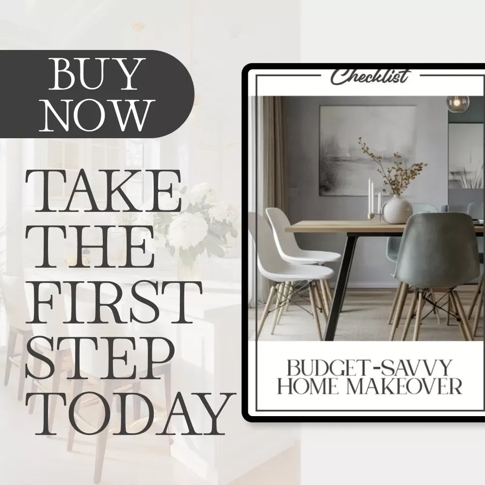 Budget-Savvy Home Makeover | Printable Home Improvement Budget Checklist | How to Plan a Home Improvement Budget Step-by-Step Guide for DIY & Renovation Lovers