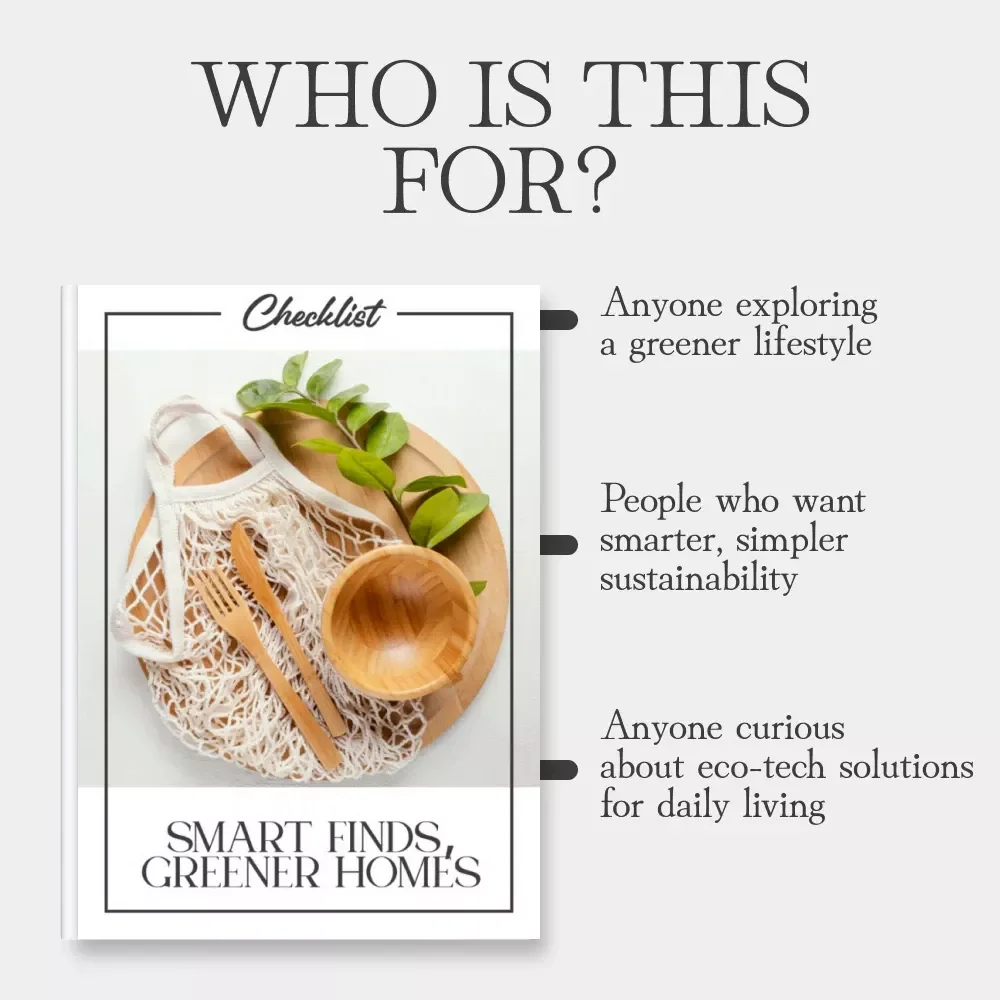 Smart Finds, Greener Homes | Printable Checklist on How to Use AI to Find Eco-Friendly Home Products | Sustainable Living Digital Download for Conscious Shoppers