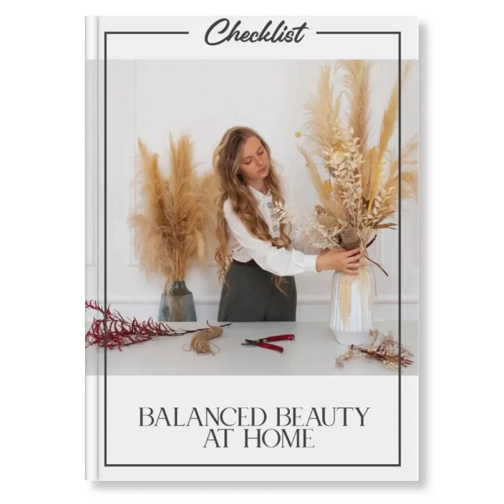 Balanced Beauty at Home | Printable Home Styling Checklist | Digital Download for How to Combine Decor and Function | Modern Interior Design Guide for Practical Elegance