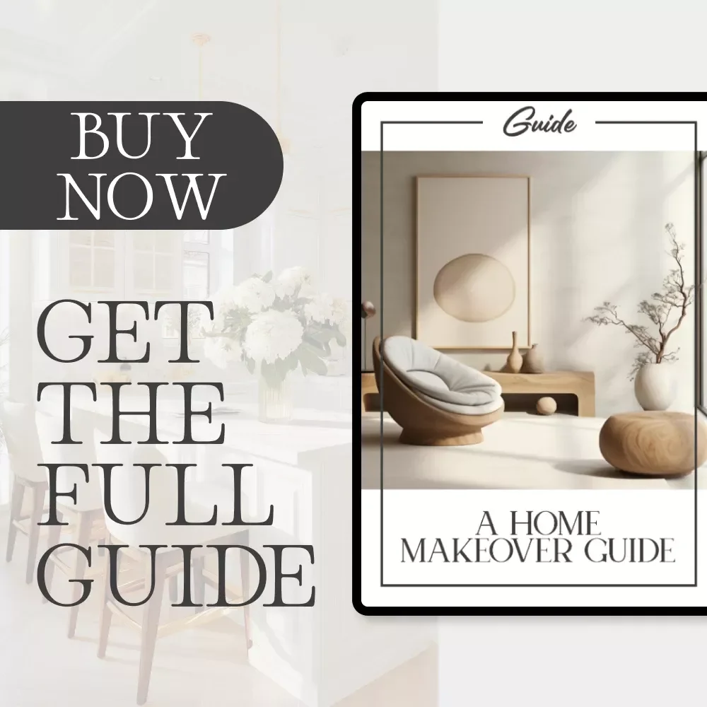 A Home Makeover Guide | How to Plan Home Renovation Like a Pro | Digital Download Home Renovation Planner, DIY Design eBook, Step-by-Step Remodeling Guide