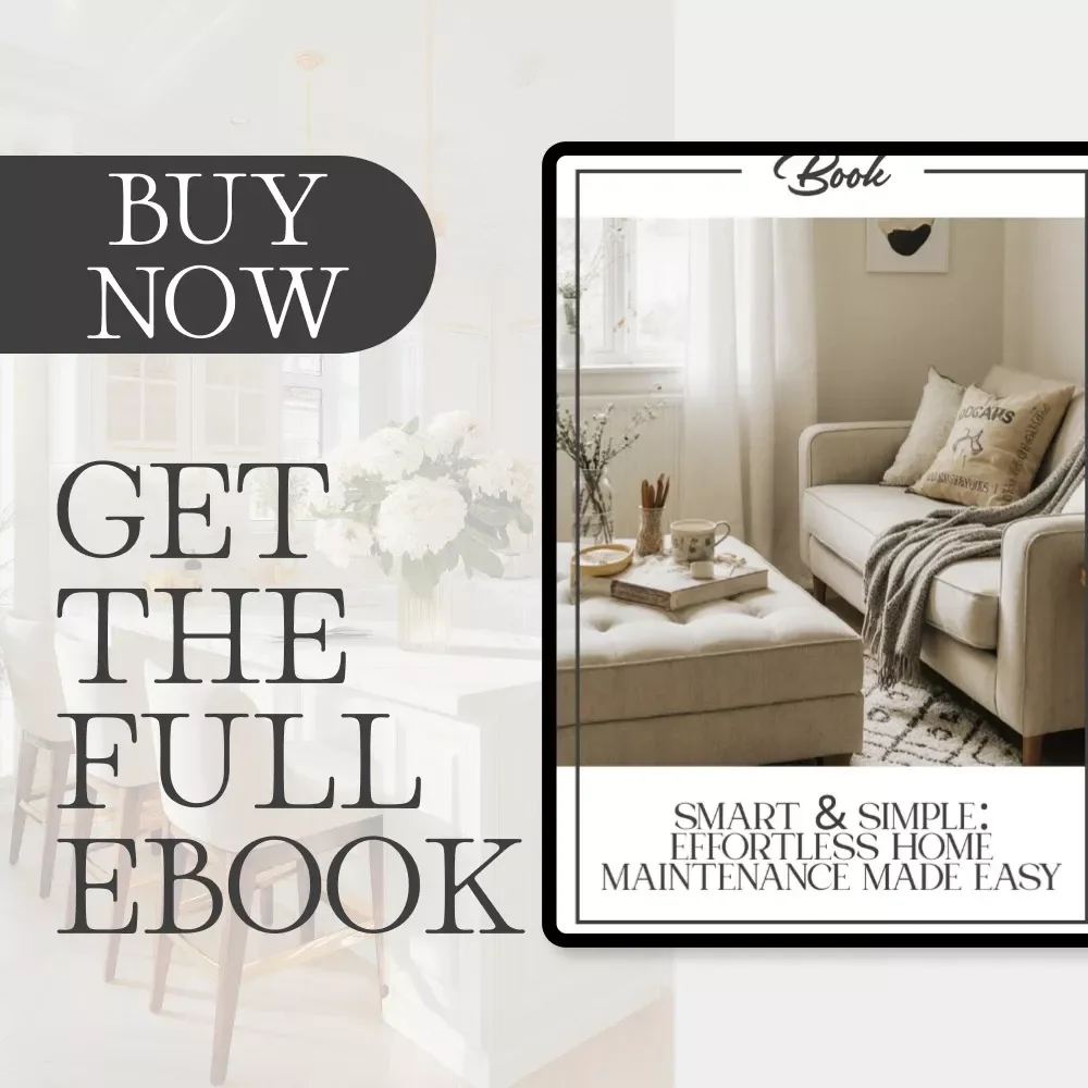 Smart & Simple: Effortless Home Maintenance Made Easy | Digital eBook for Busy Homeowners | Tips for Easy Home Maintenance Tasks | AI-Powered Cleaning & DIY Guide