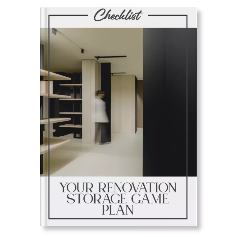 Your Renovation Storage Game Plan | Printable Home Storage Checklist | How to Plan Storage During Renovation | Digital Download Organization Guide