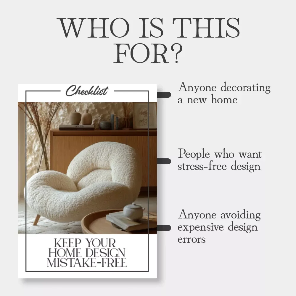 Keep Your Home Design Mistake-Free – Printable Home Design Checklist | How to Avoid Home Design Mistakes | Interior Design Planning Guide