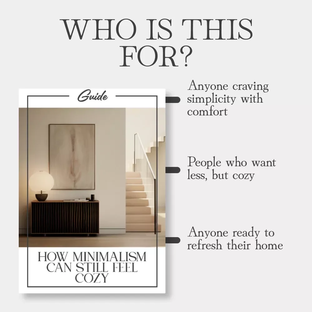How Minimalism Can Still Feel Cozy | Cozy Minimalism Guide | Learn Why Minimalism Can Still Feel Cozy & Create Warm Minimalist Spaces