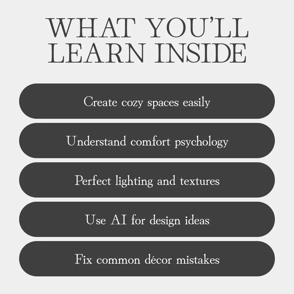 How to Craft Cozy Corners in Every Room | Digital Home Decor Guide | Cozy Corner Design eBook for Creating Warm, Inviting Spaces
