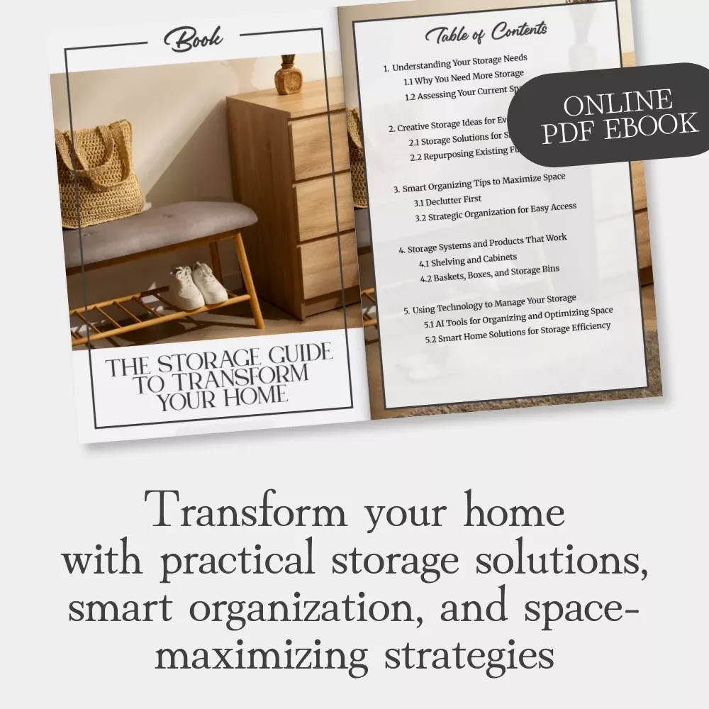 The Storage Guide to Transform Your Home: Ultimate eBook for What to Do When You Need More Storage