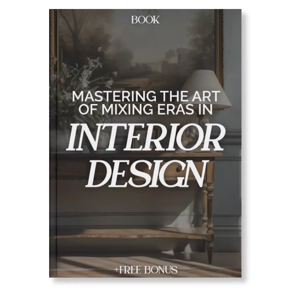 Mastering the Art of Mixing Eras in Interior Design | Modern Meets Vintage Home Styling eBook | Digital Download Guide for Tips for Mixing Modern and Vintage Decor