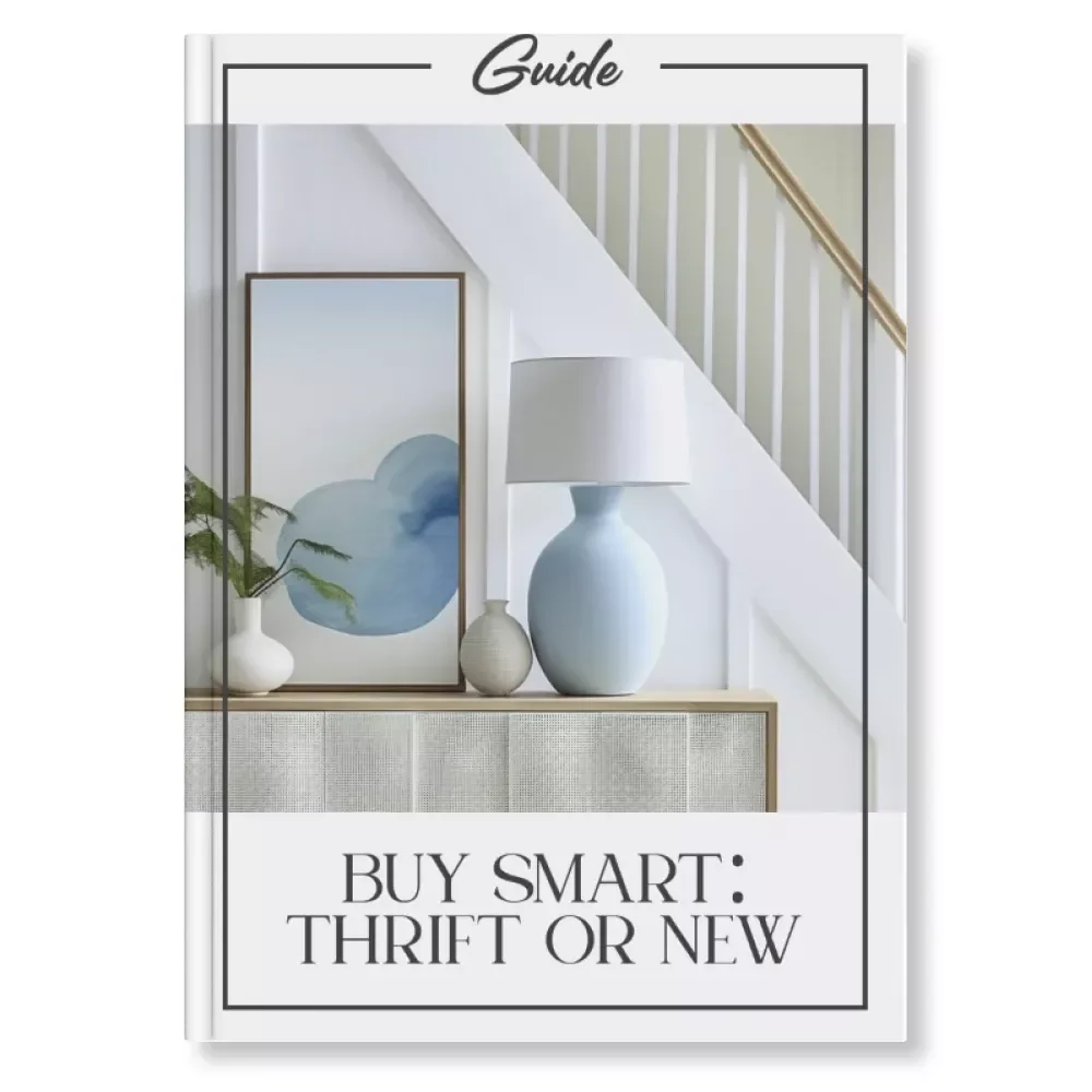 Buy Smart: Thrift or New | Digital Guide to What to Buy Thrift vs New | Smart Shopping Strategies eBook for Sustainable, Budget-Friendly Style