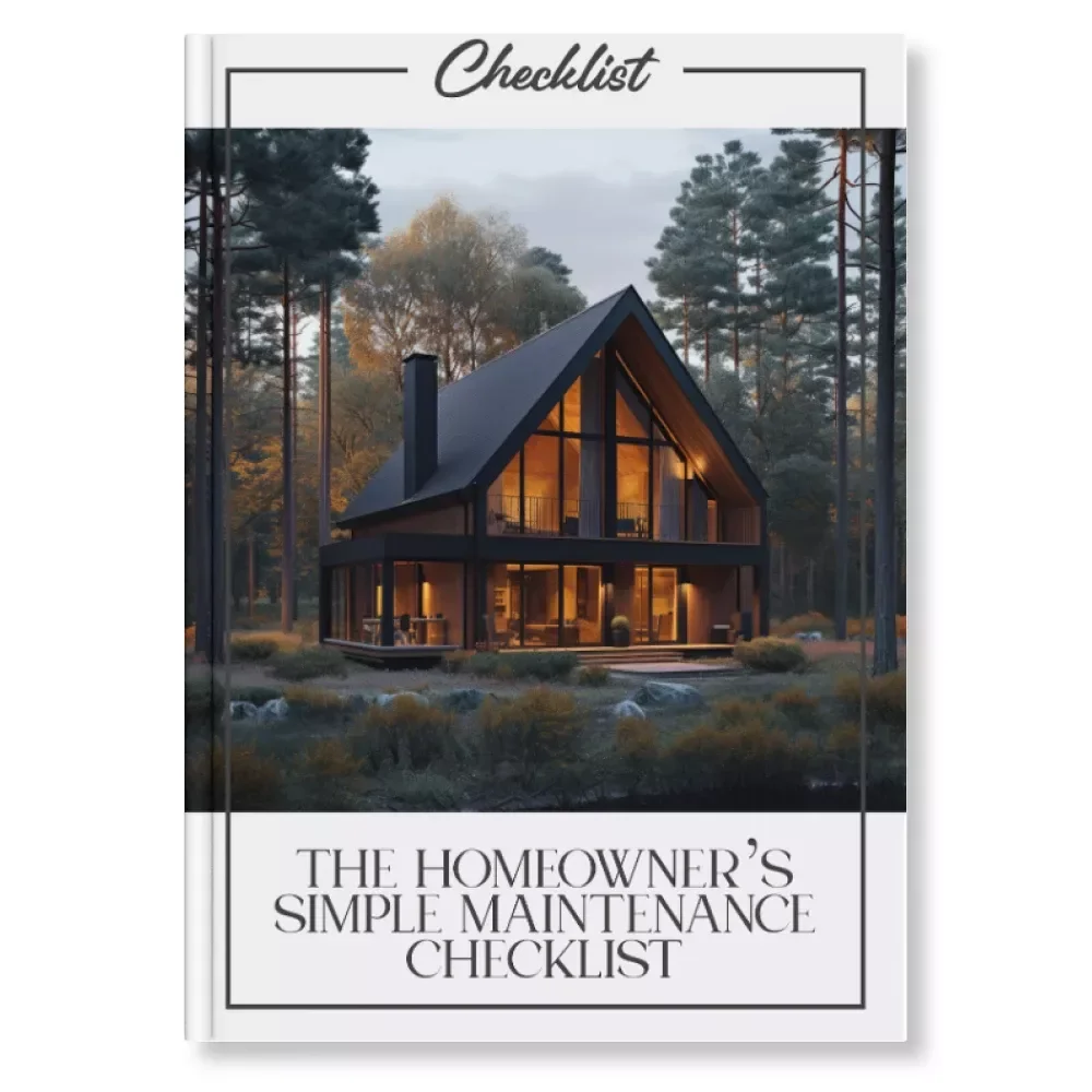 The Homeowner’s Simple Maintenance Checklist | Tips for Home Maintenance Made Simple | Digital Download Guide, eBook & Checklist for Stress-Free Home Care