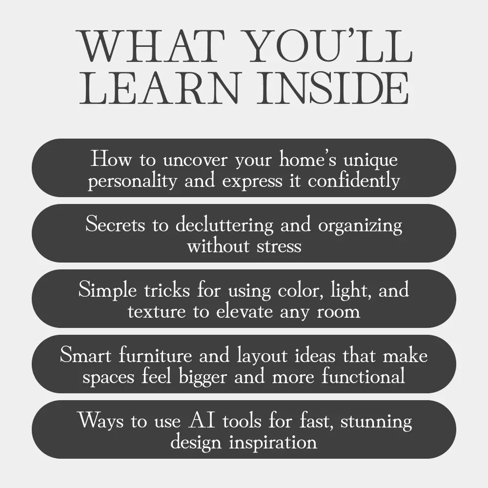 Effortless Ways to Transform Your Space | Home Styling Made Simple | eBook Guide for Beginners | How to Style Your Home Easily
