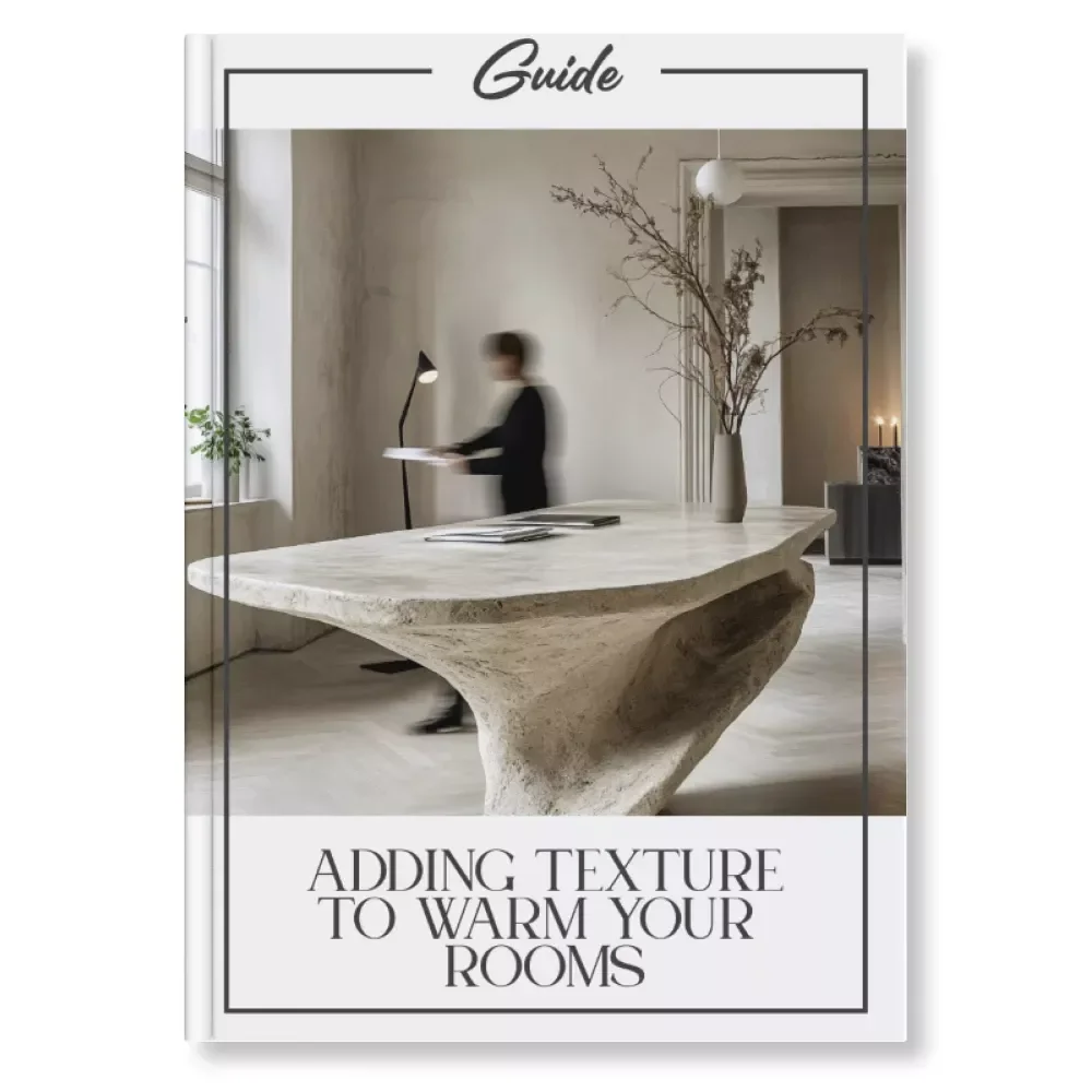 Adding Texture to Warm Your Rooms | Interior Design Guide for Cozy, Inviting Spaces | Digital Download eBook on How to Add Texture to Make Rooms Warmer
