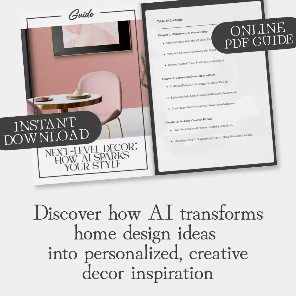 Next-Level Decor: How AI Sparks Your Style | Digital Home Design Guide | Learn How to Use AI to Generate Decor Ideas for Stunning Interiors