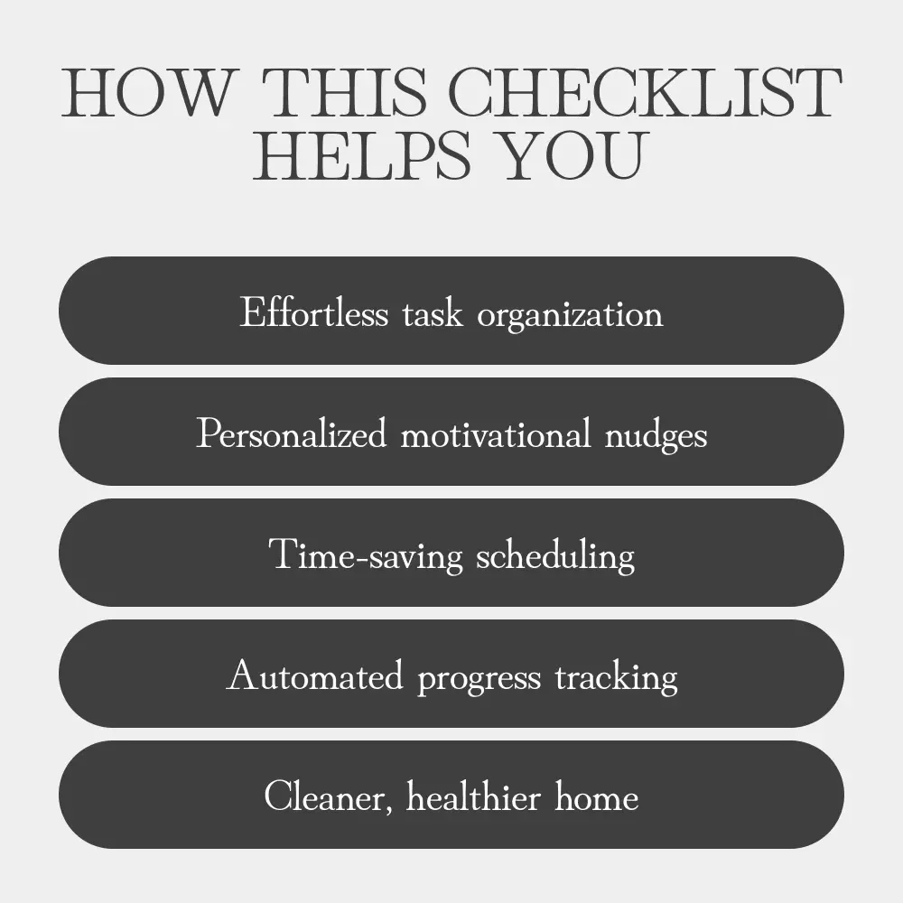 How to Use AI Reminders for Cleaning | Smart Checklist for Effortless Home Organization