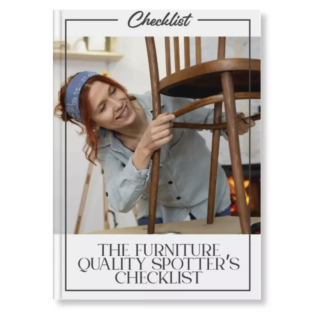 The Furniture Quality Spotter’s Checklist | How to Check Furniture Quality | Printable Home Décor Guide for Smart Shoppers, Interior Designers & Furniture Buyers