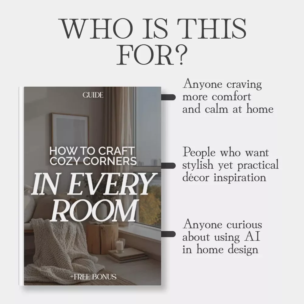 How to Craft Cozy Corners in Every Room | Digital Home Decor Guide | Cozy Corner Design eBook for Creating Warm, Inviting Spaces