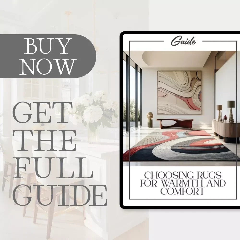 Choosing Rugs for Warmth and Comfort | Cozy Home Decor Guide | Digital Download | How to Choose Rugs for Warmth and Comfort | Rug Buying Tips for Every Room