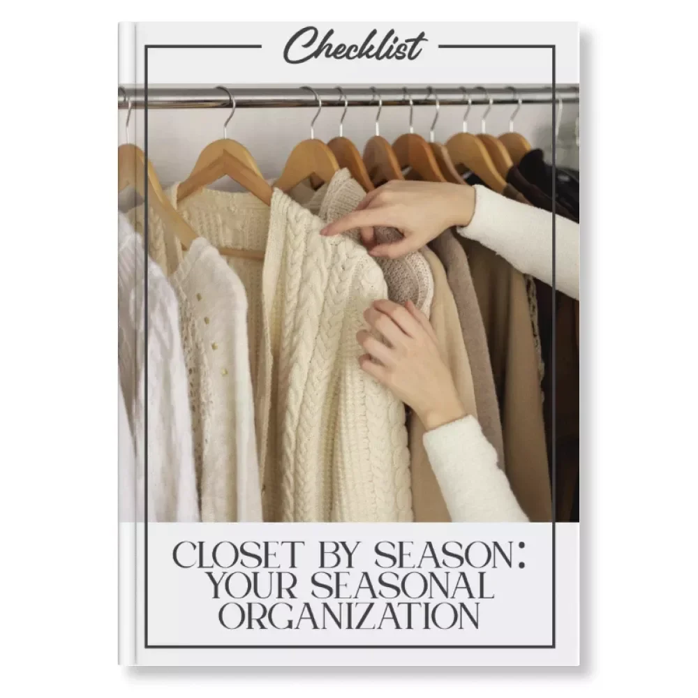 Closet by Season: Your Seasonal Organization Checklist | Digital Download | Best Way to Organize Your Closet by Season | Printable Home Organization Guide