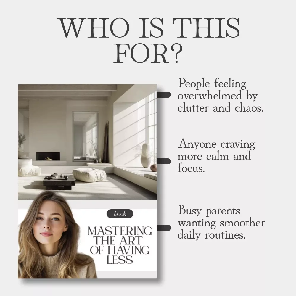 Mastering the Art of Having Less | Minimalist Decluttering eBook | Digital Guide to Simplify Your Space & Mind | What to Do When You Have Too Much Stuff