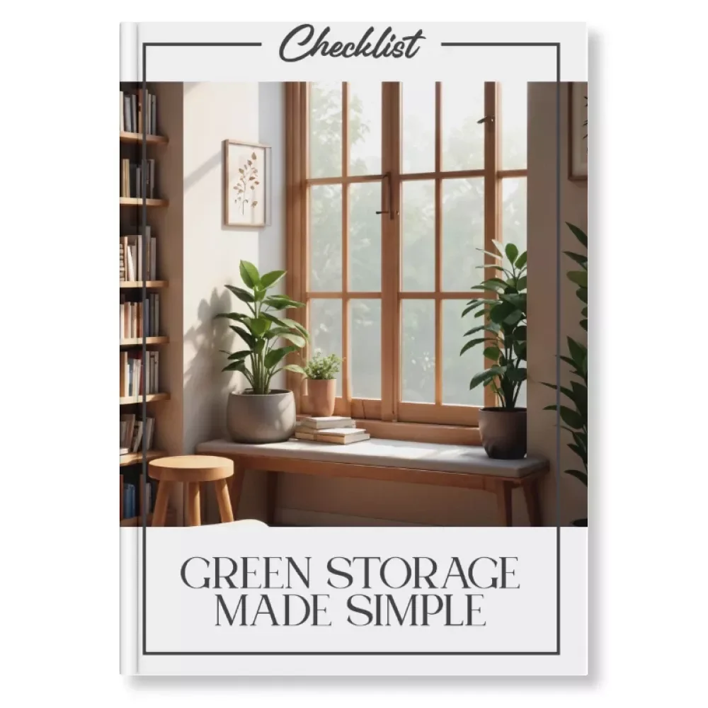 Green Storage Made Simple | Eco-Friendly Storage Checklist | Sustainable Home Organization Guide | Digital Download for Conscious Living | Tips for Eco Friendly Storage