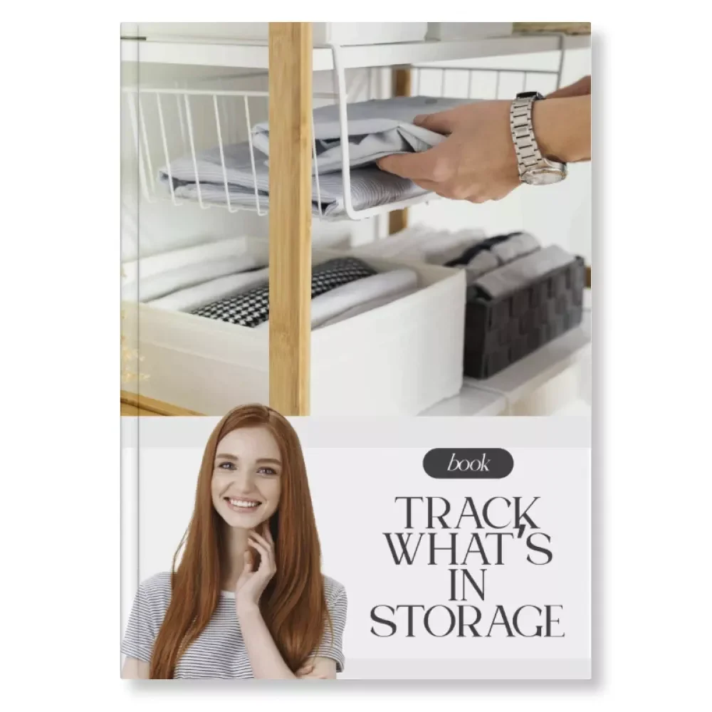 Track What’s in Storage | How to Track What’s in Storage eBook | Digital Guide for Organizing and Managing Stored Items at Home or Work