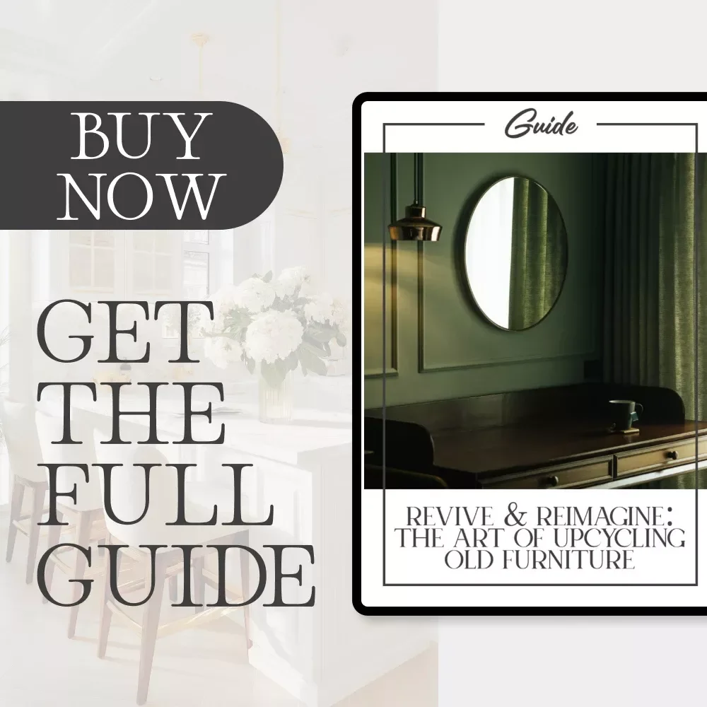 Revive & Reimagine: The Art of Upcycling Old Furniture | DIY Upcycling Guide, Eco-Friendly Home Decor eBook, Furniture Makeover Ideas, Digital Download