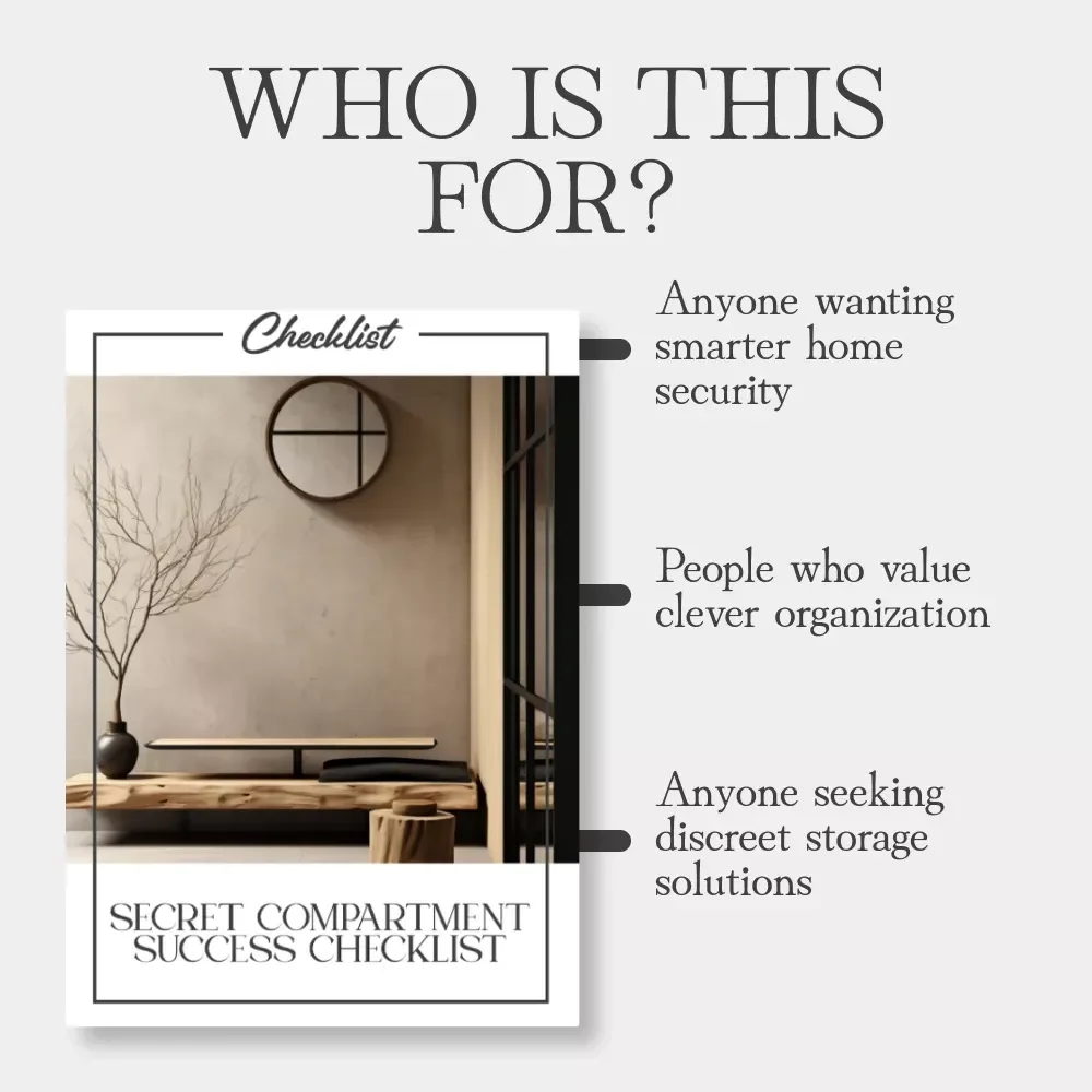 Secret Compartment Success Checklist: Ultimate Tips for Secret Compartments, DIY Hiding Spots & Clever Concealment Guide